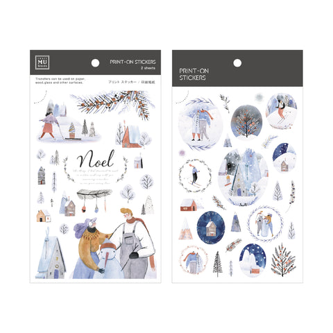 MU Lifestyle Christmas Print-On Stickers: 1018