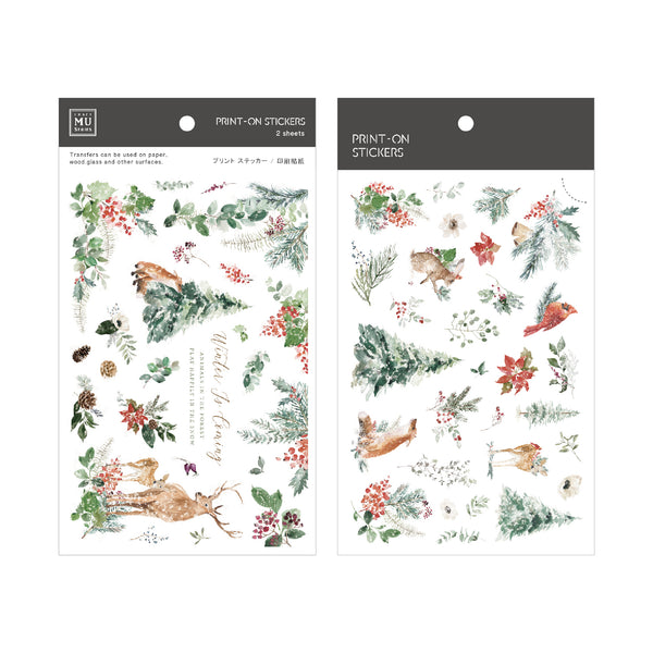 MU Lifestyle Christmas Print-On Stickers: 1019