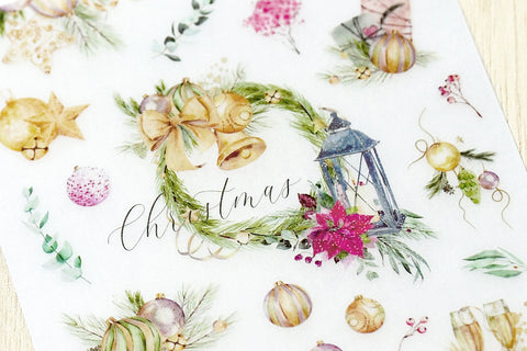 MU Lifestyle Christmas Print-On Stickers: 1020
