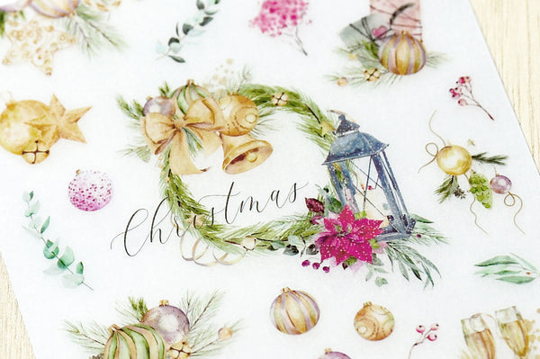 MU Lifestyle Christmas Print-On Stickers: 1020