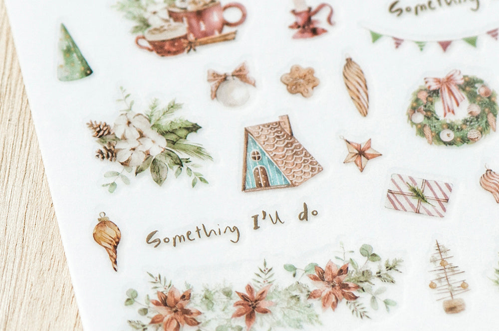 MU Lifestyle Christmas Print-On Stickers: 1022