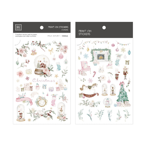 MU Lifestyle Christmas Print-On Stickers: 1025