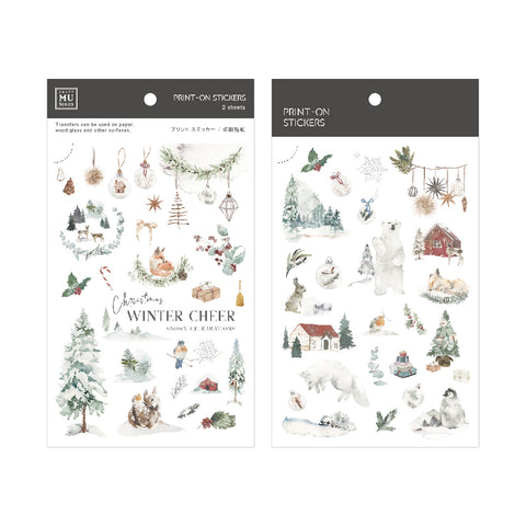 MU Lifestyle Christmas Print-On Stickers: 1026