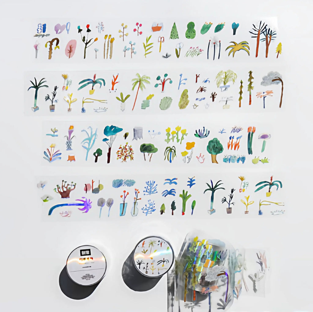 Bieguan Masking Tape: 99 Plants