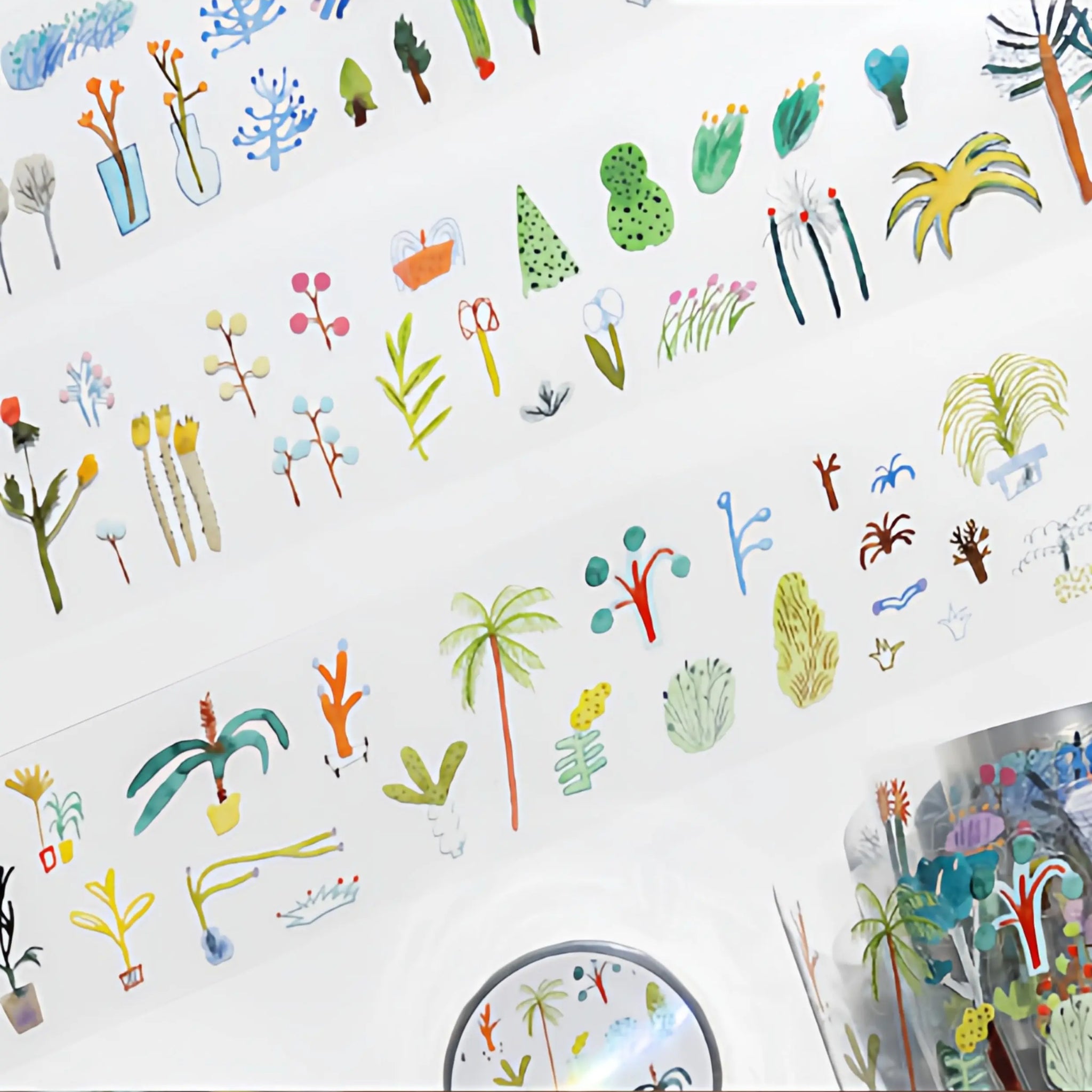 Bieguan Masking Tape: 99 Plants