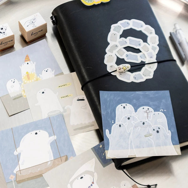 Bieguan Memo Paper: Cute Ghosts
