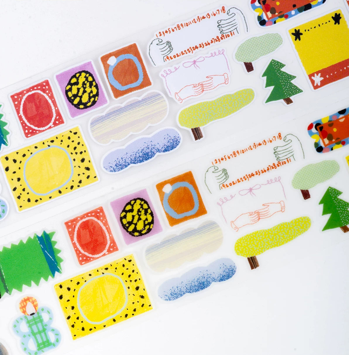 Bieguan Sticker Tape: Doodle Frames