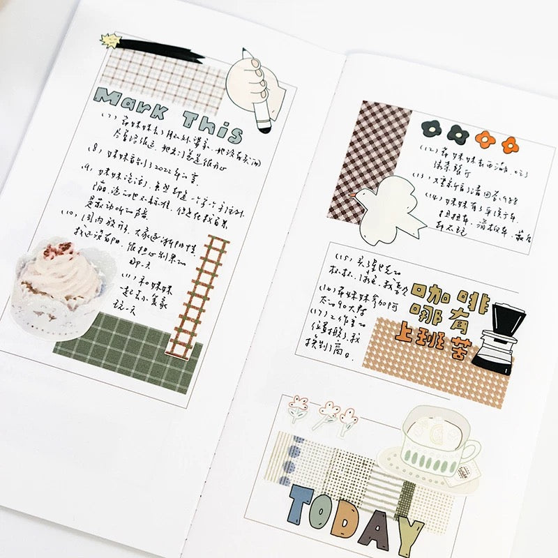 Bieguan Washi Tape: Grid Patterns 1