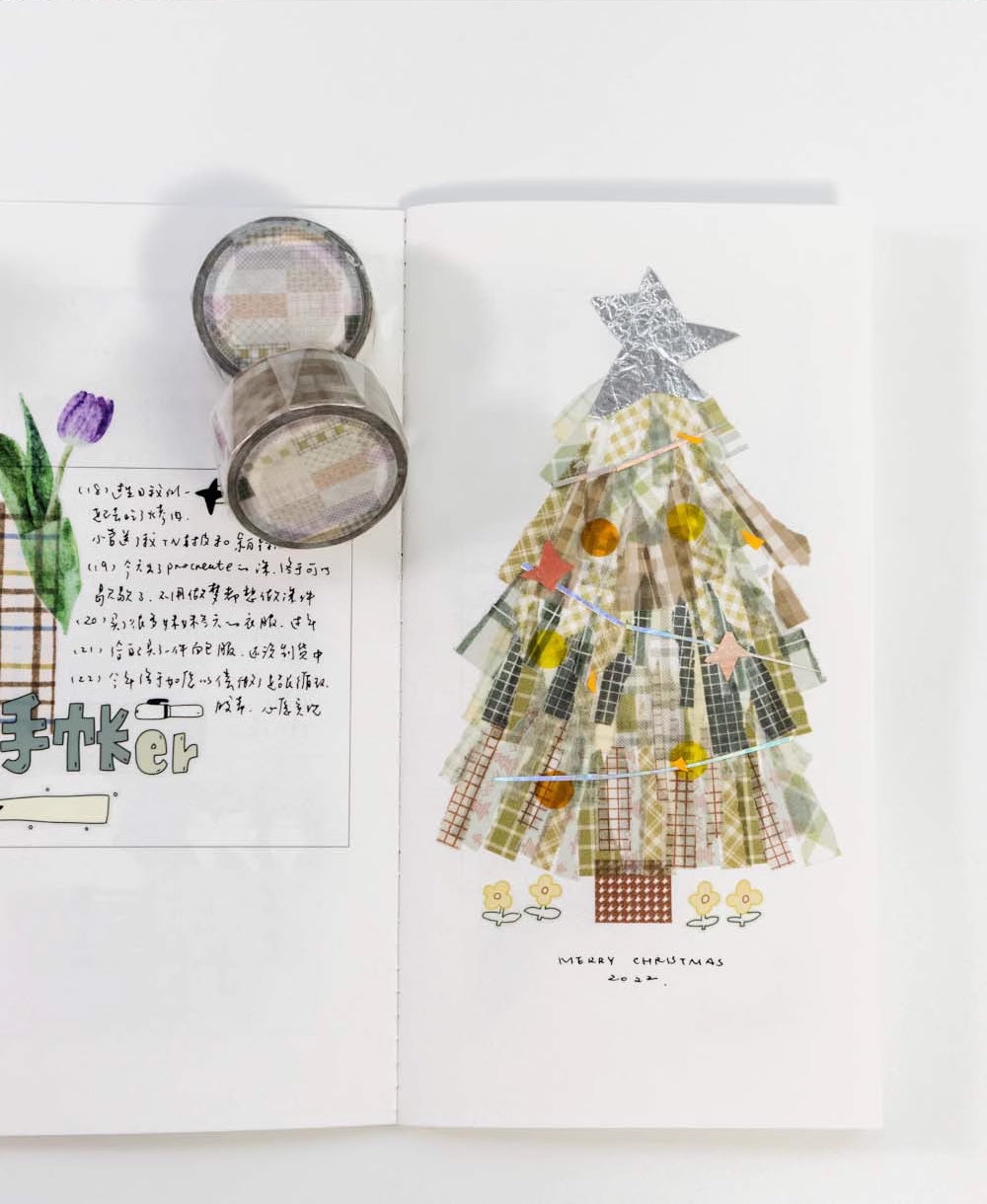 Bieguan Washi Tape: Grid Patterns 1