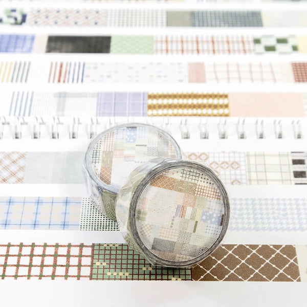 Bieguan Washi Tape: Grid Patterns 2
