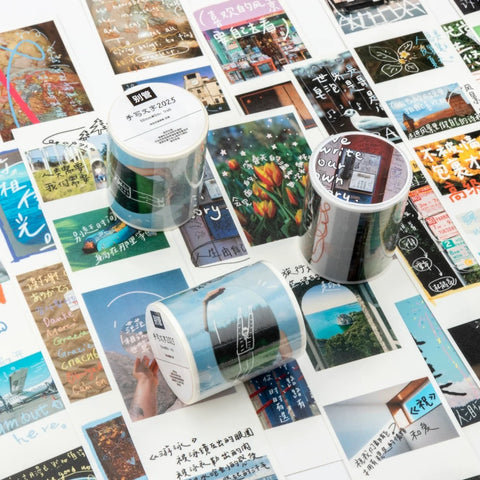 Bieguan Washi Tape: Handwritten Notes 2025
