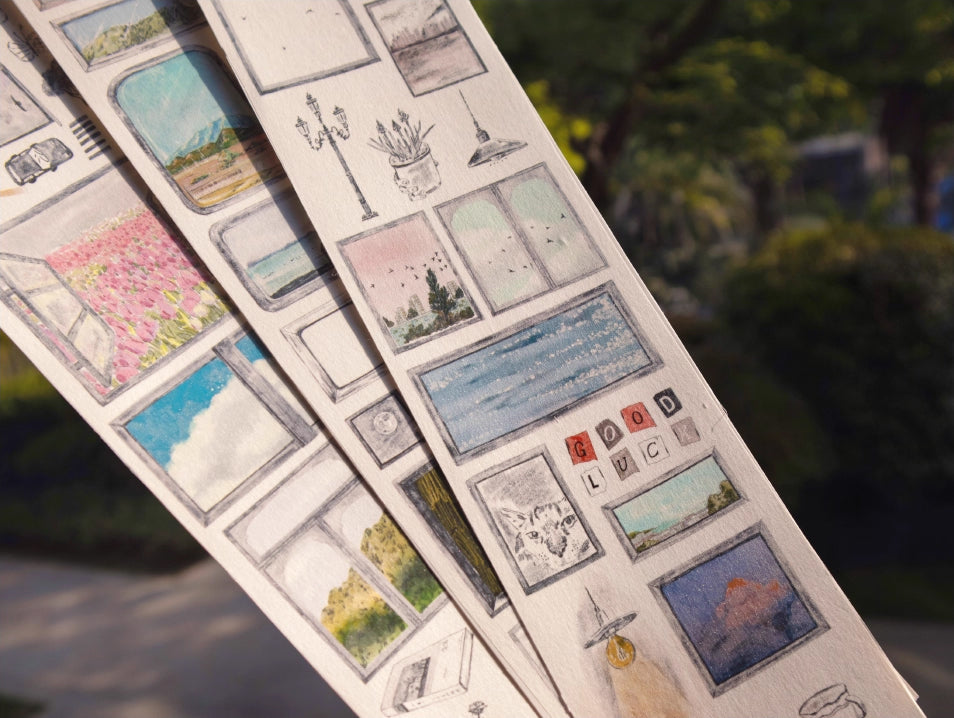 Bieguan Washi Tape: Outside the Window