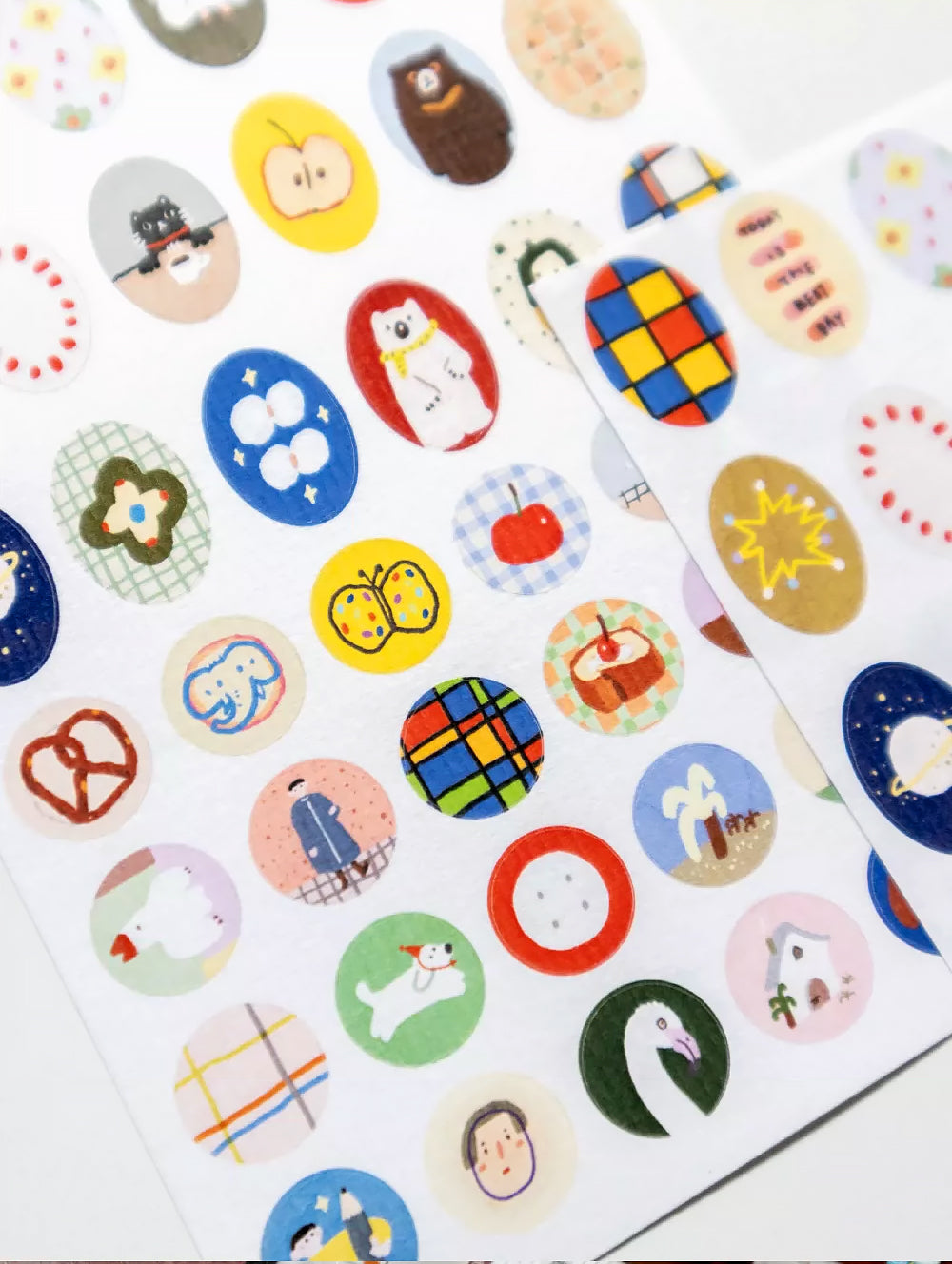 Bieguan Sticker Sheet: Round 2