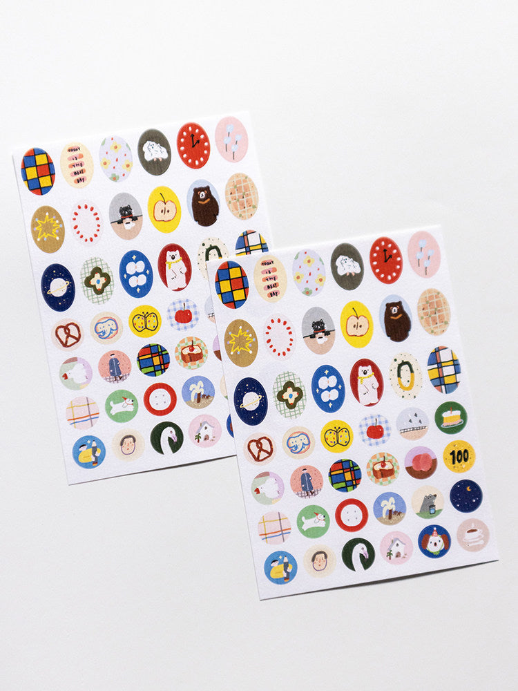 Bieguan Sticker Sheet: Round 2