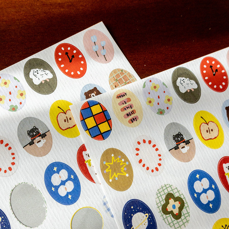 Bieguan Sticker Sheet: Round 2
