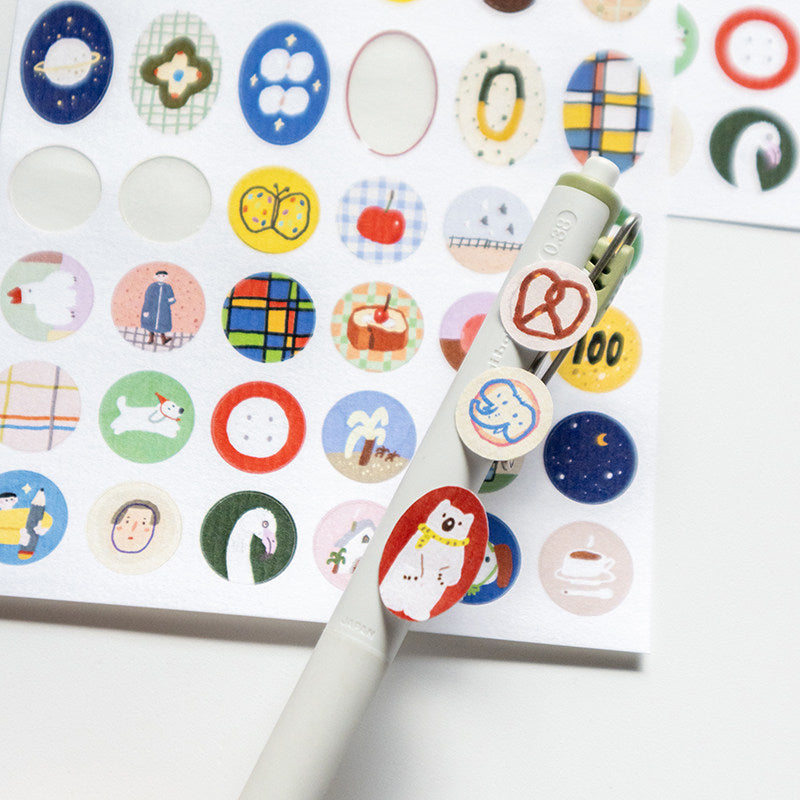 Bieguan Sticker Sheet: Round 2
