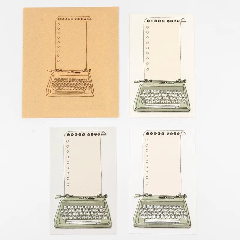 Bieguan Memo Paper: Typewriter