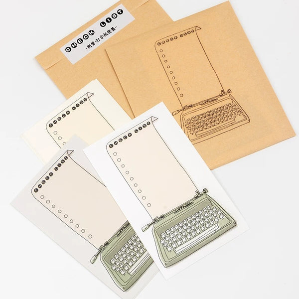 Bieguan Memo Paper: Typewriter