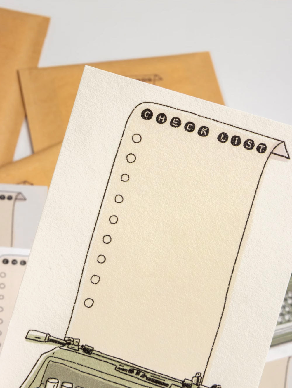 Bieguan Memo Paper: Typewriter