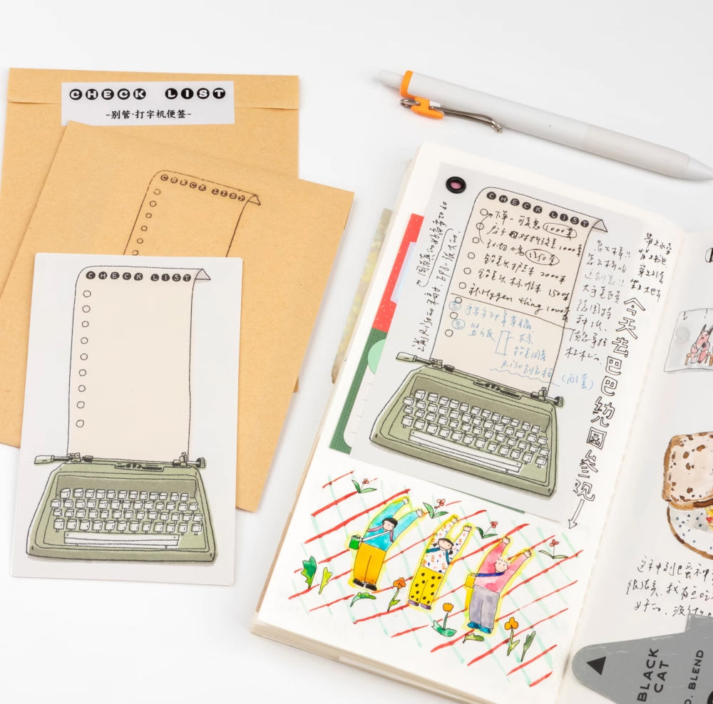 Bieguan Memo Paper: Typewriter