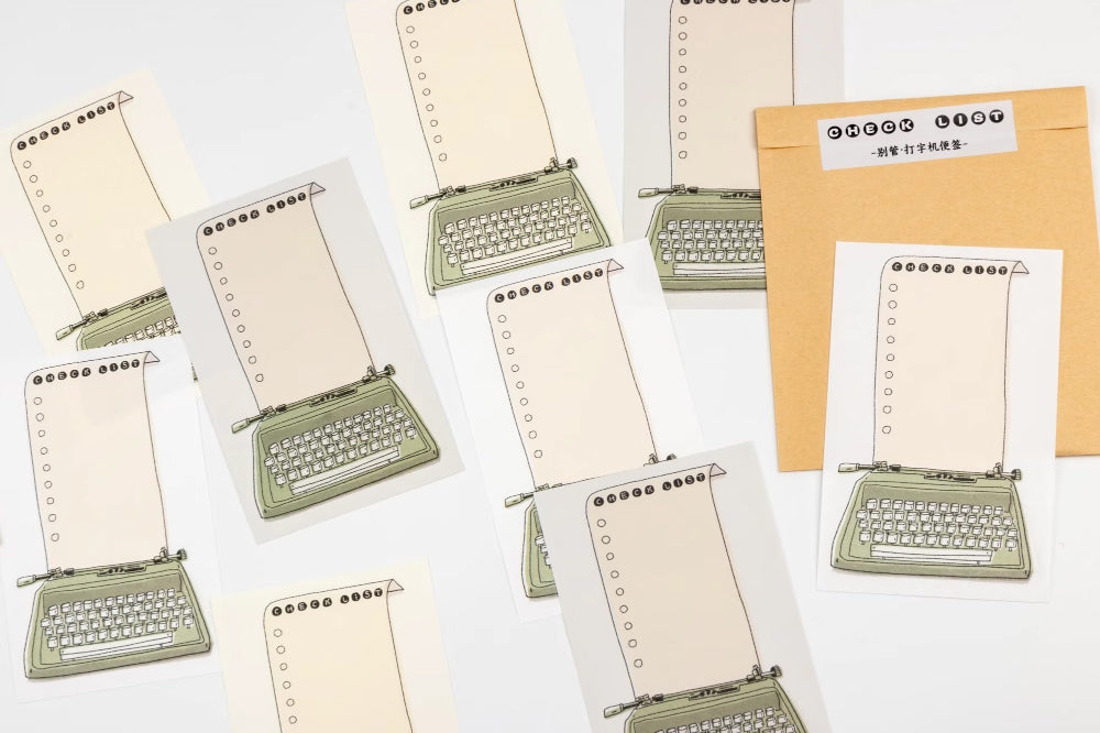 Bieguan Memo Paper: Typewriter