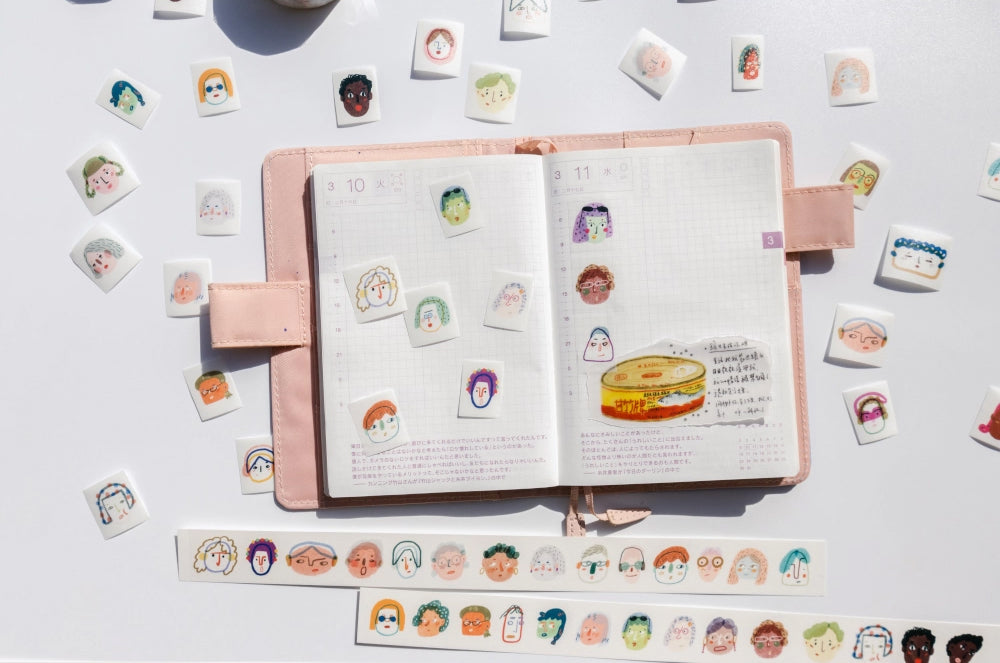 Bieguan Washi Tape: Headshots