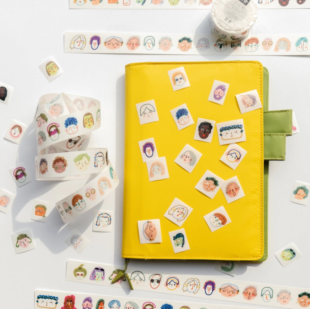 Bieguan Washi Tape: Headshots