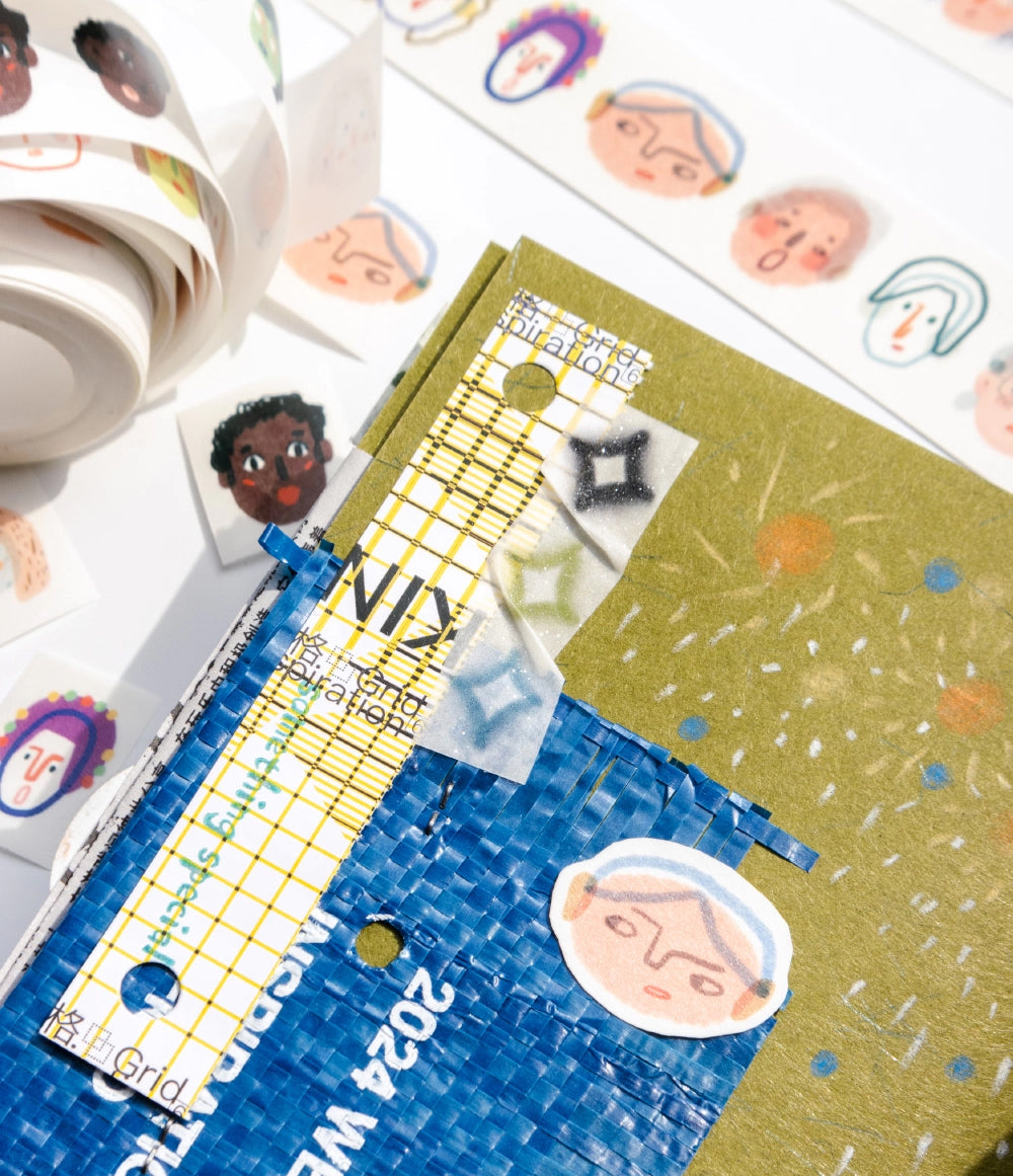 Bieguan Washi Tape: Headshots