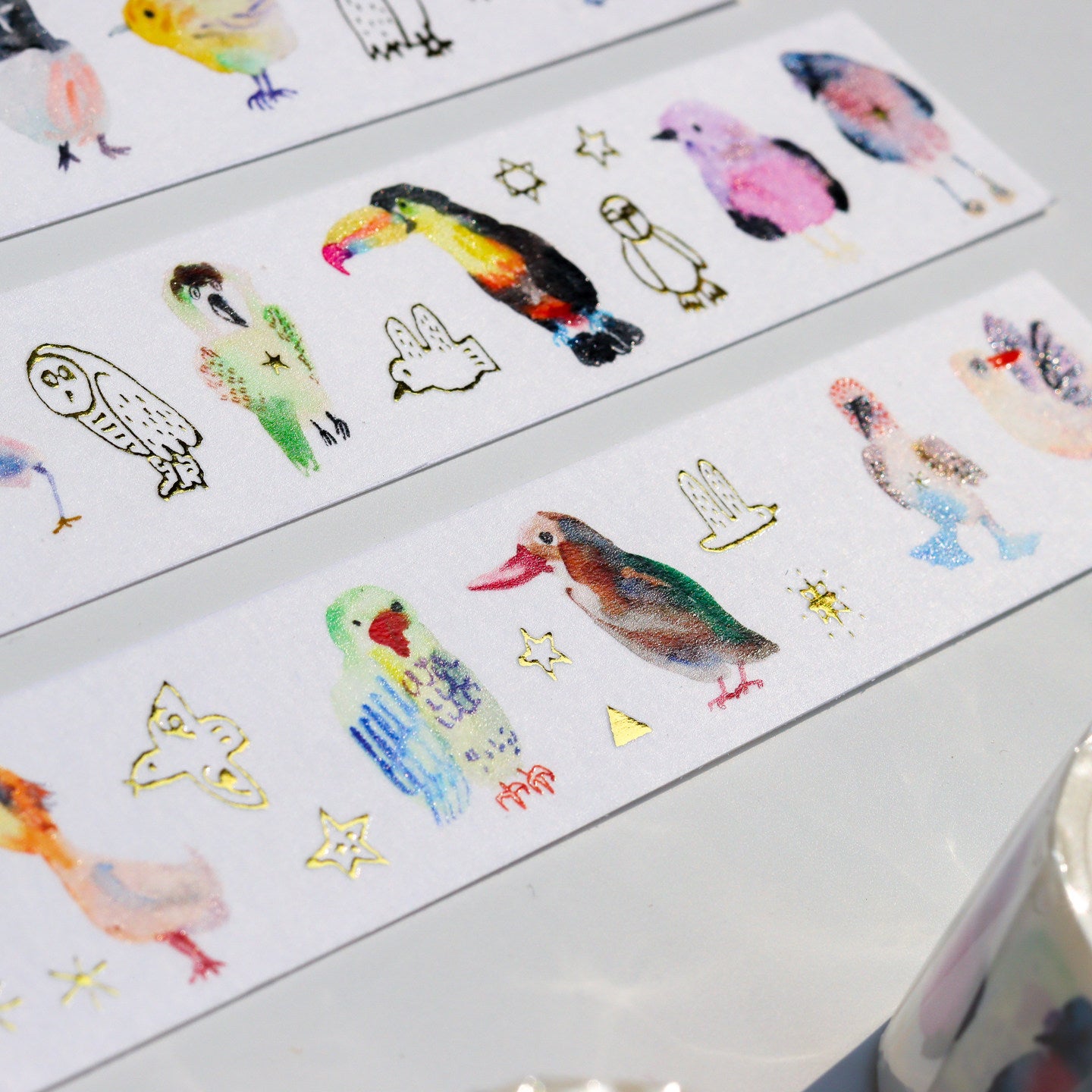 Bieguan Masking Tape: Biiiiirds