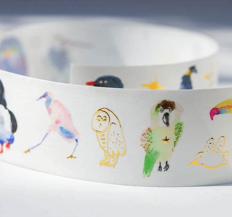 Bieguan Masking Tape: Biiiiirds