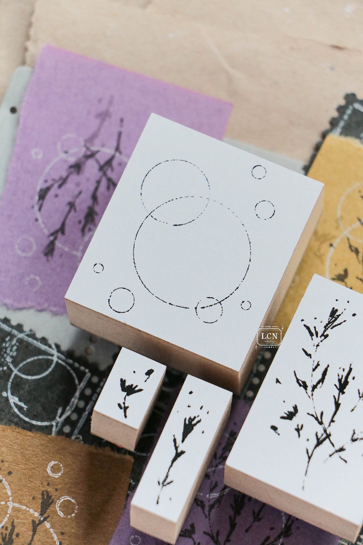 【PRE-ORDER】LCN Design Studio: Fall 2026 Rubber Stamps