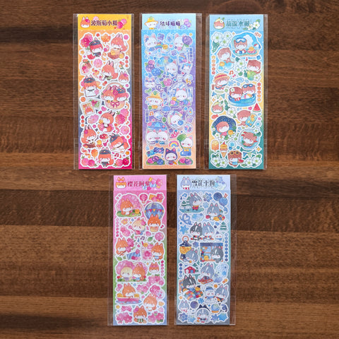 Cat Knows All 2025 Sticker Sheets