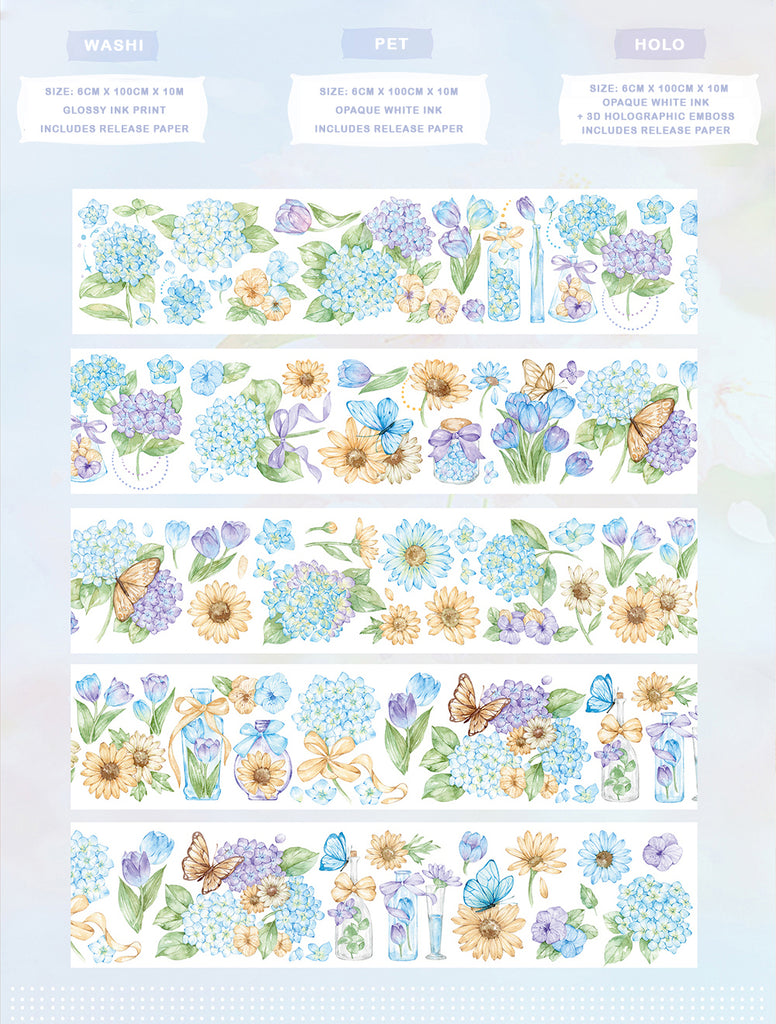 Candy Gem Masking Tape: Blues and Greens