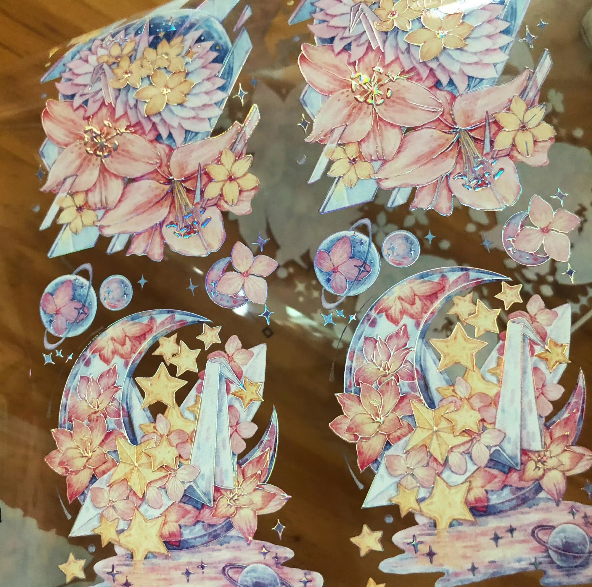Candy Gem Masking Tape: Planet of Lilies