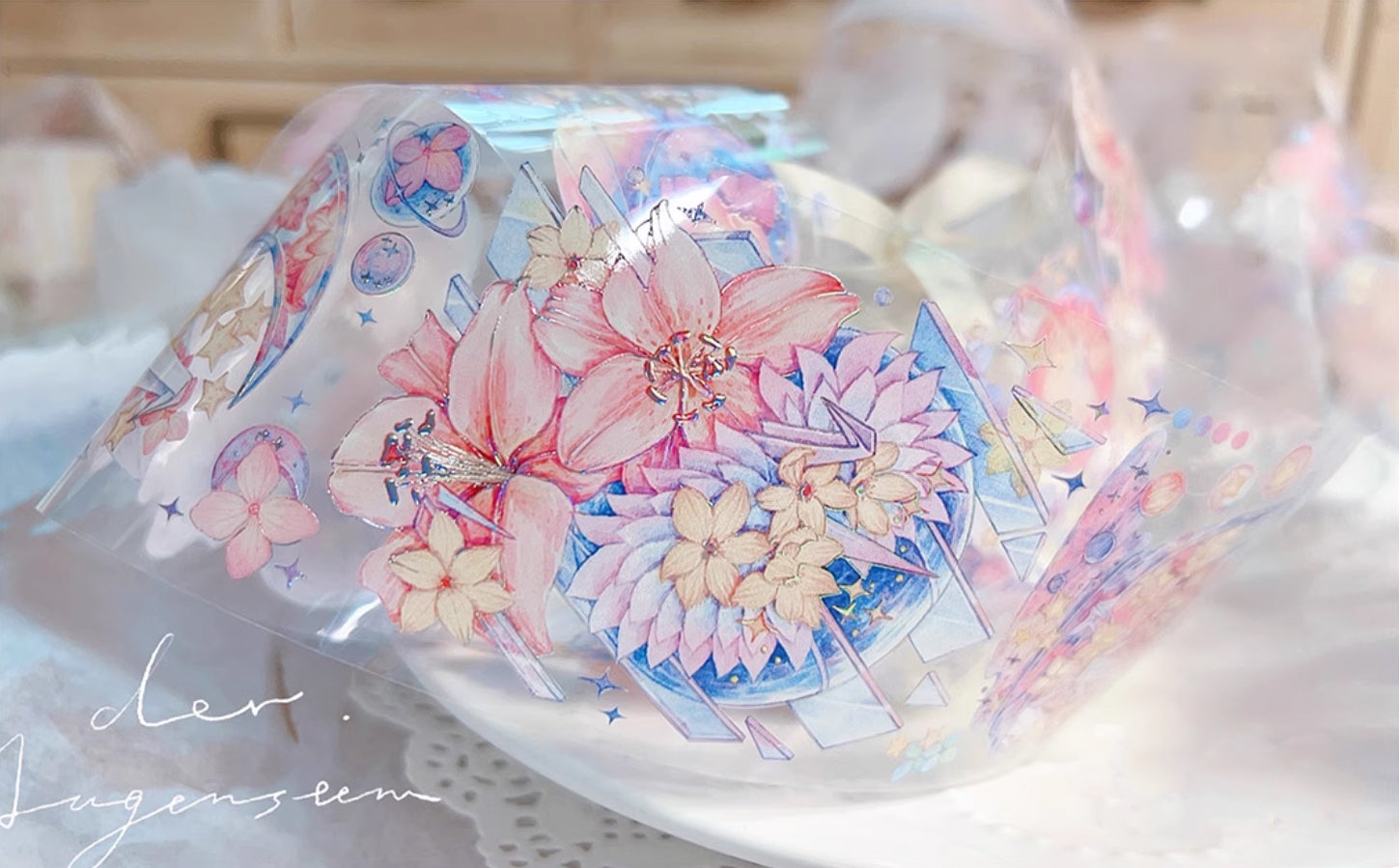 Candy Gem Masking Tape: Planet of Lilies