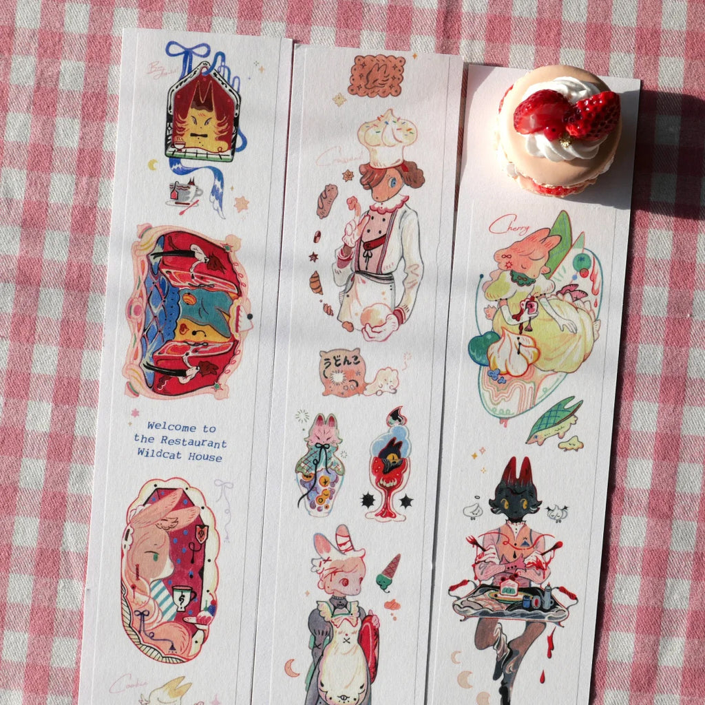 Canopus Stationery Masking Tape: Restaurant Wildcat House