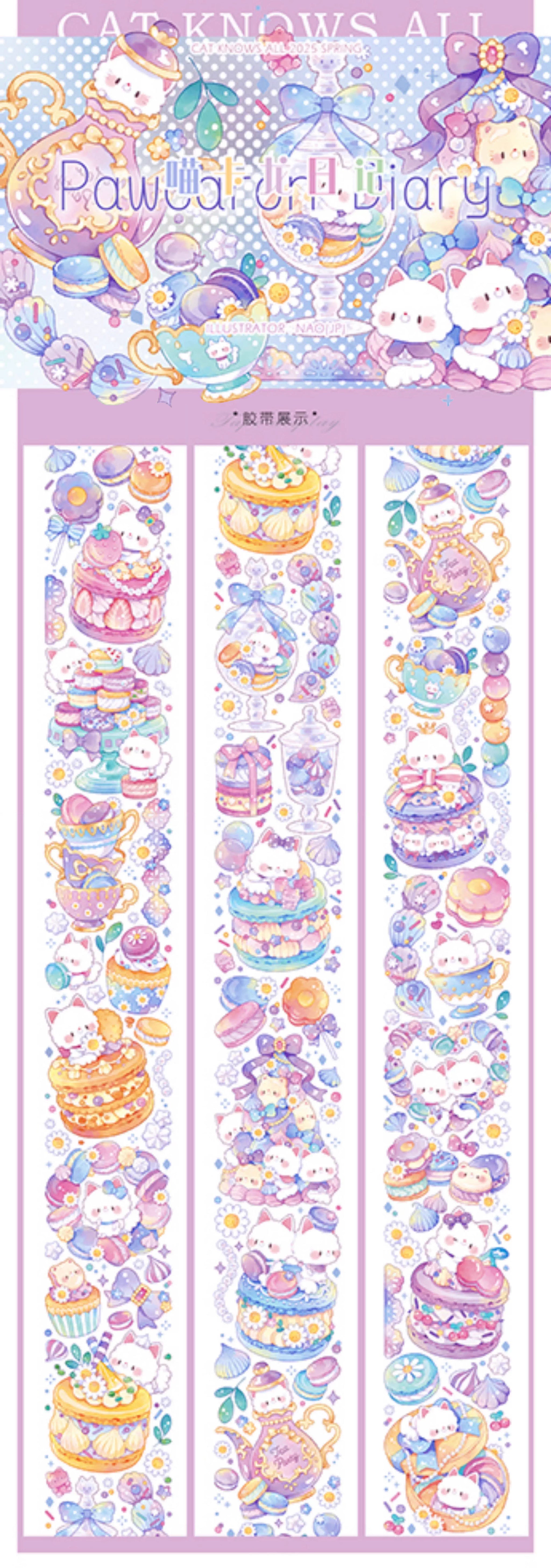 Cat Knows All 2025 Masking Tapes