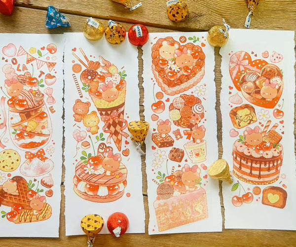 Cat Knows All Masking Tape: Valentine Bear