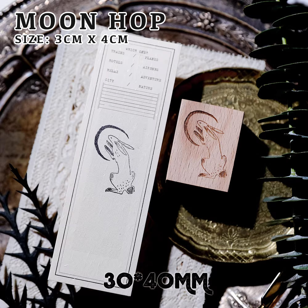 Cheeserabbit Studio: Animal Wonders Wooden Stamps