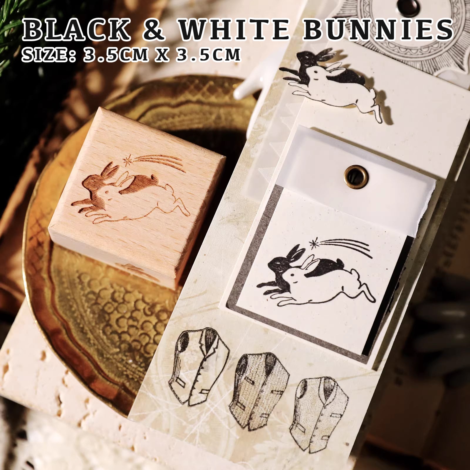 Cheeserabbit Studio: Animal Wonders Wooden Stamps