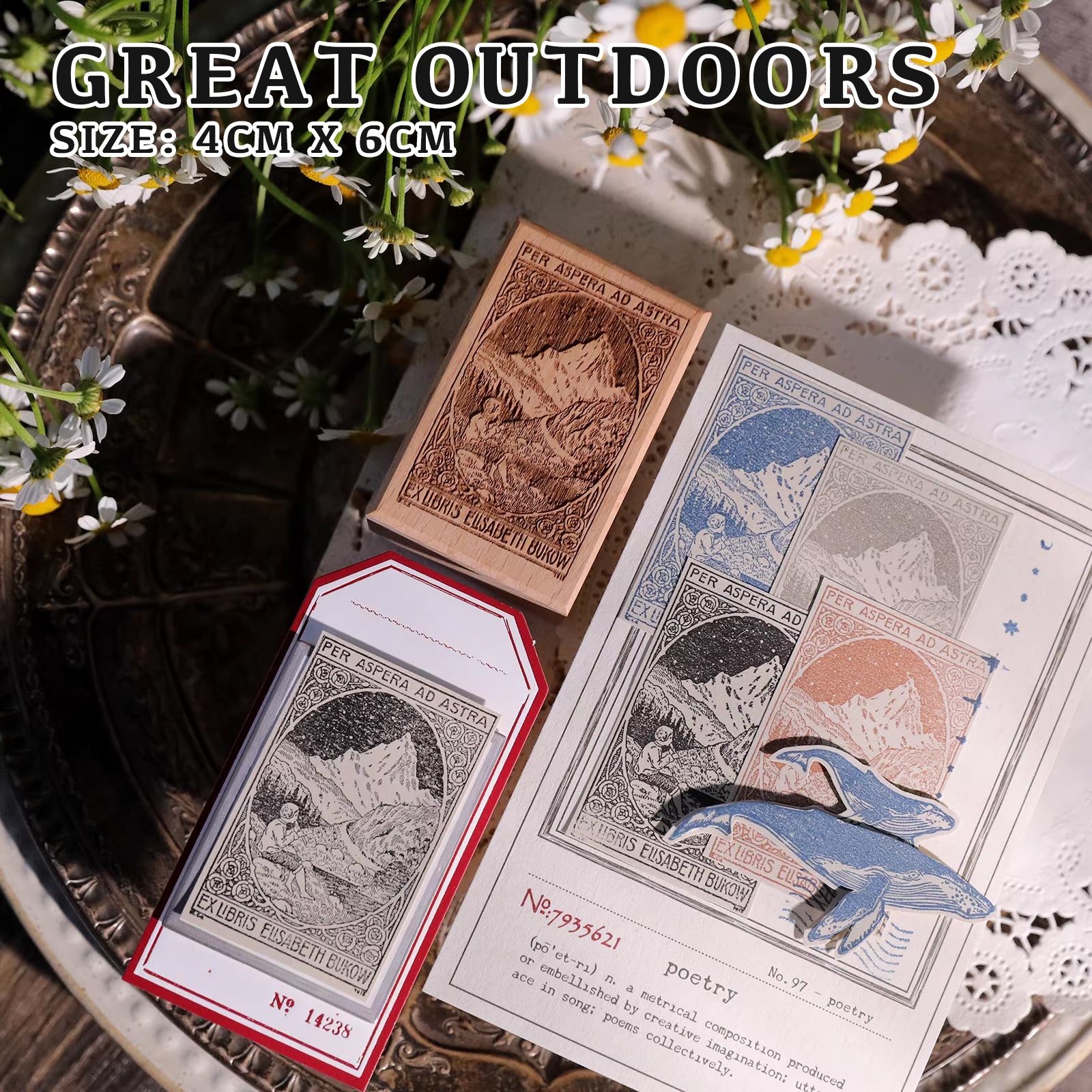 Cheeserabbit Studio: Animal Wonders Wooden Stamps