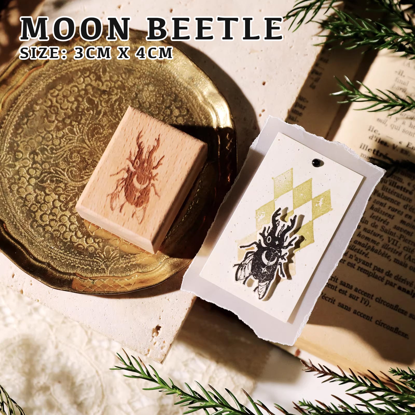 Cheeserabbit Studio: Animal Wonders Wooden Stamps