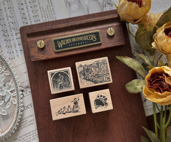 Cheeserabbit Studio: Bygone Days Wooden Stamps
