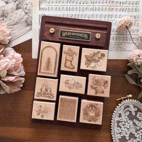 Cheeserabbit Studio: Christmas Wooden Stamps