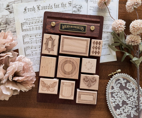 Cheeserabbit Studio: Ornate Frames Wooden Stamps