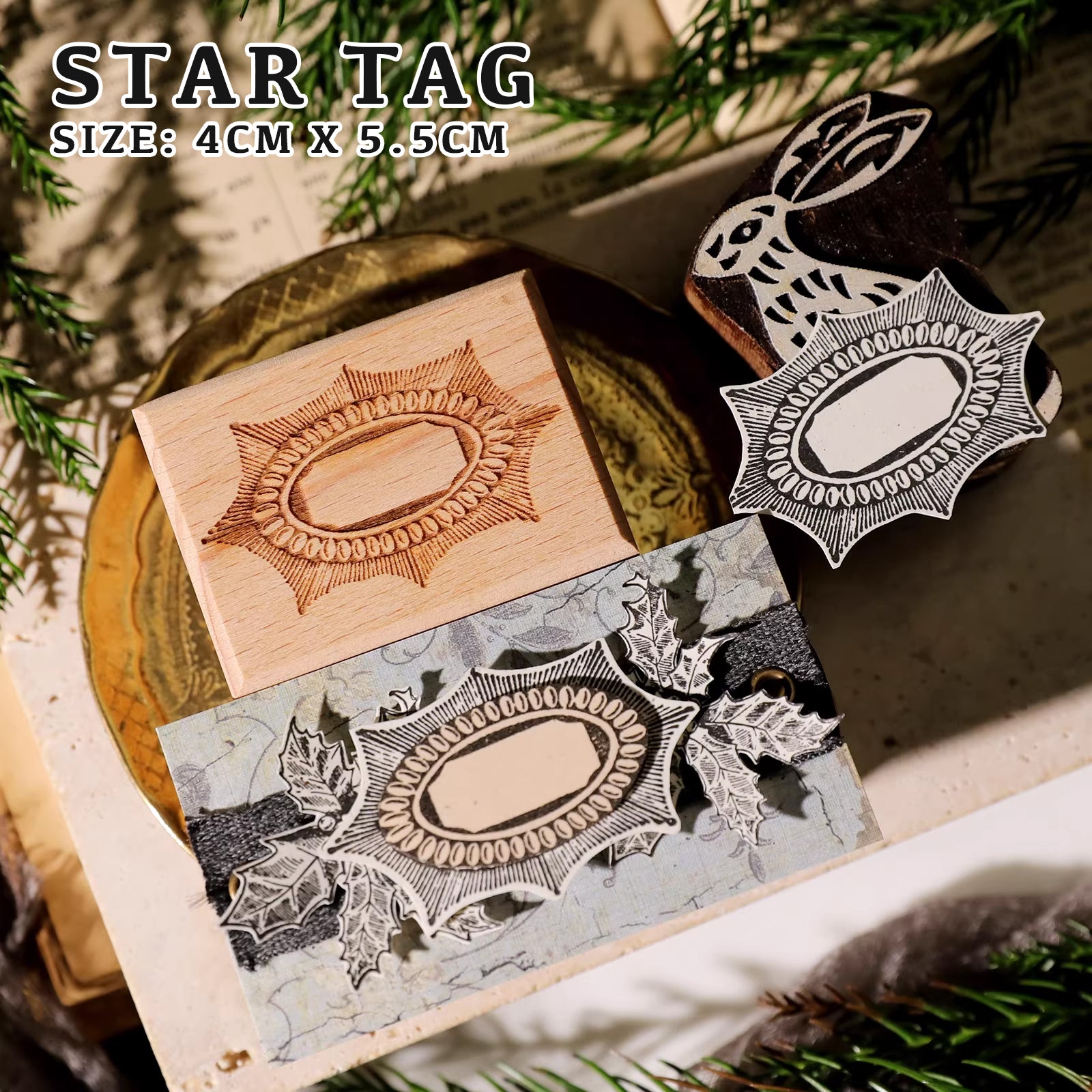 Cheeserabbit Studio: Ornate Frames Wooden Stamps