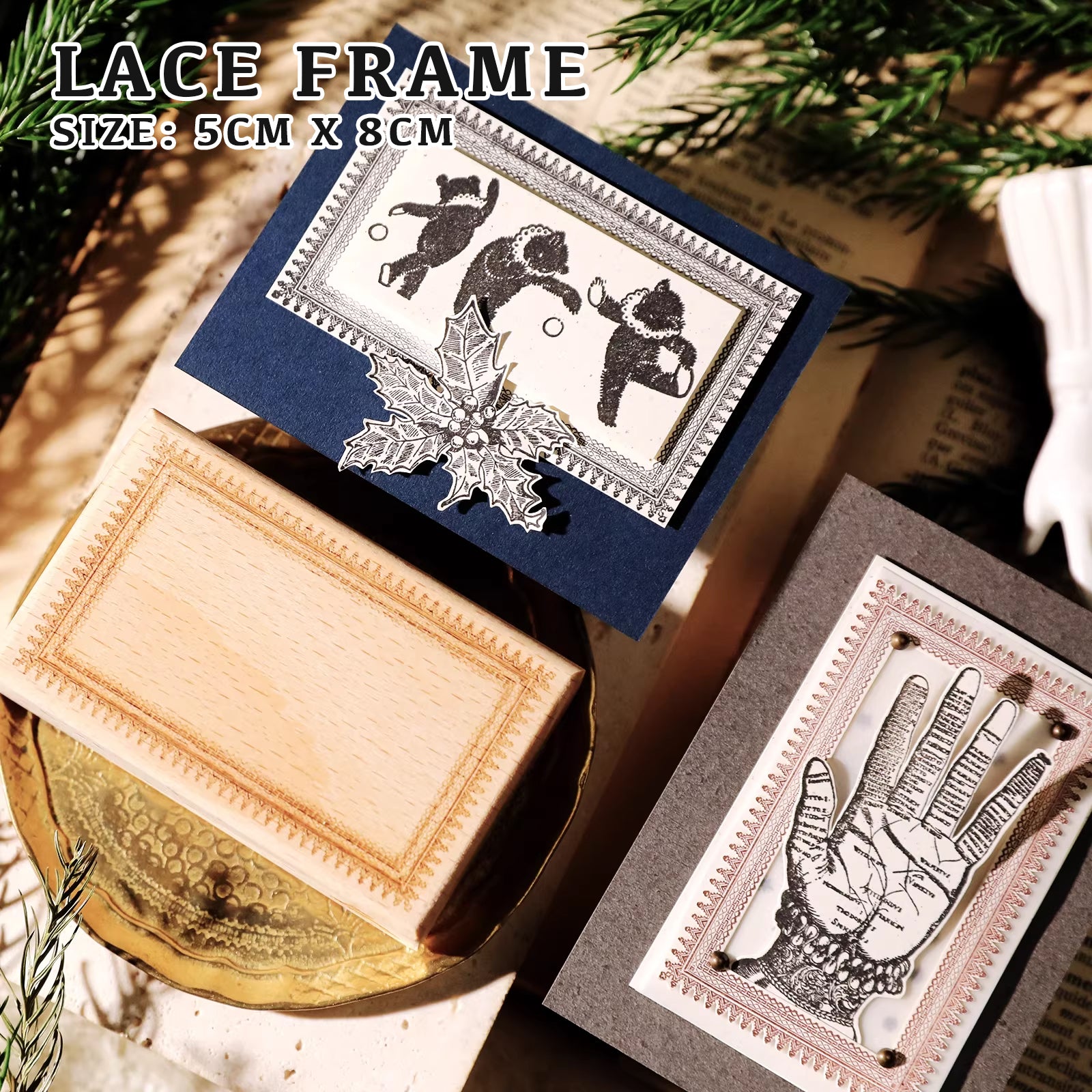 Cheeserabbit Studio: Ornate Frames Wooden Stamps
