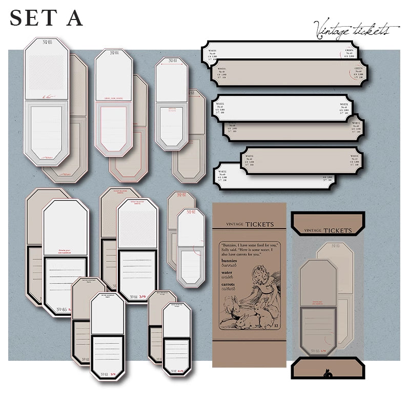 Papercraft Ticket Cheeserabbit Studio: Vintage Tickets – Papergame