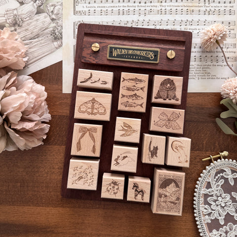 Cheeserabbit Studio: Animal Wonders Wooden Stamps