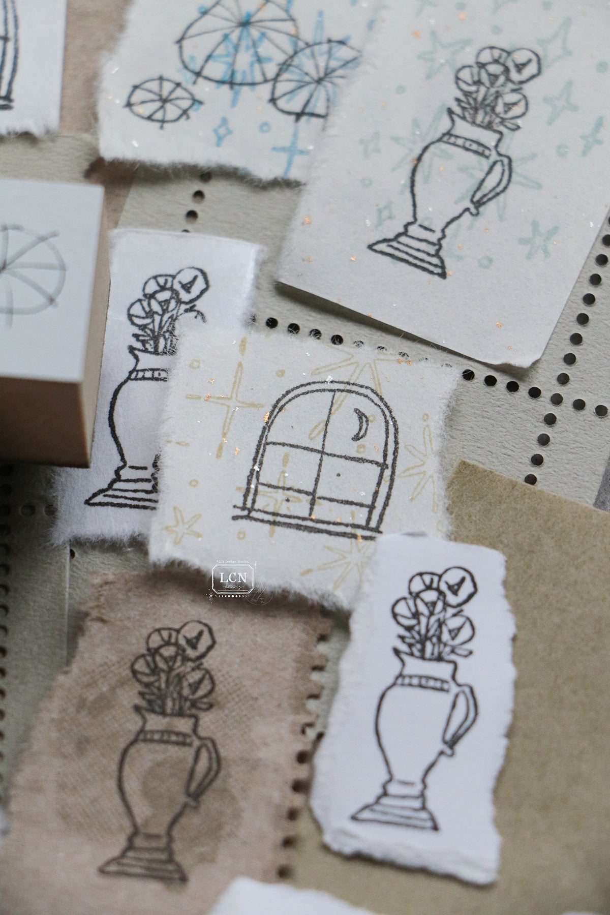 【PRE-ORDER】LCN Design Studio: Fall 2026 Rubber Stamps